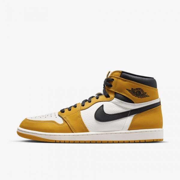 

Желтая охра Air Jordan 1 High Og DZ5485-701