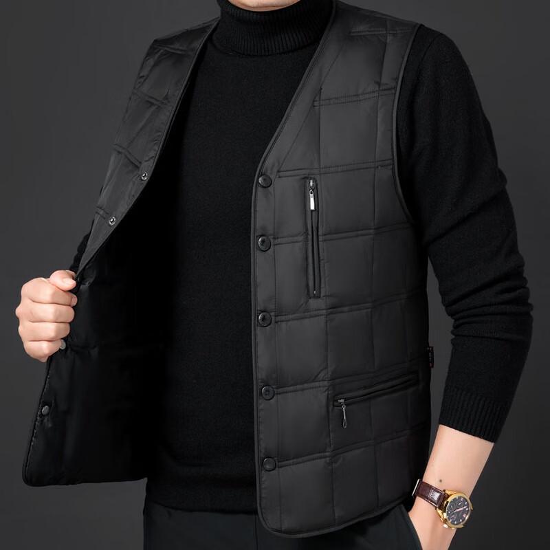 Men's V-Neck Warm Padded Vest