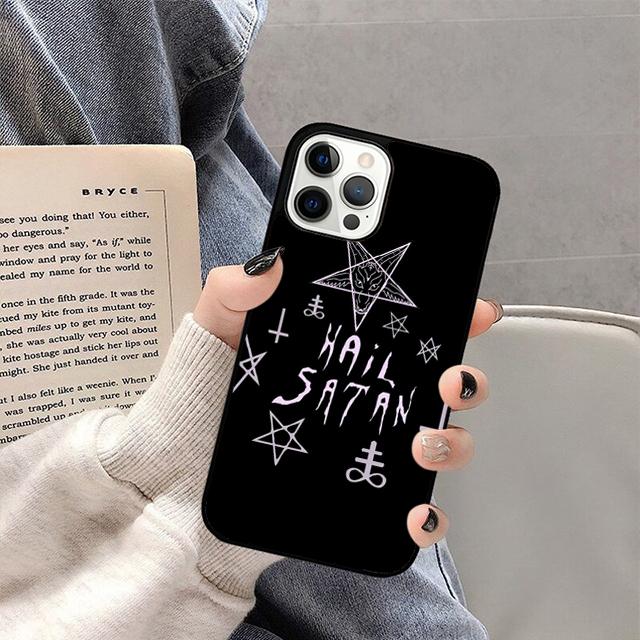 Devil Satan Mobile Soft Case For iPhone 17 Air 16 15 12 Pro Max 13 11 14 Pro Max Max SE2020 Plus Phone Cover