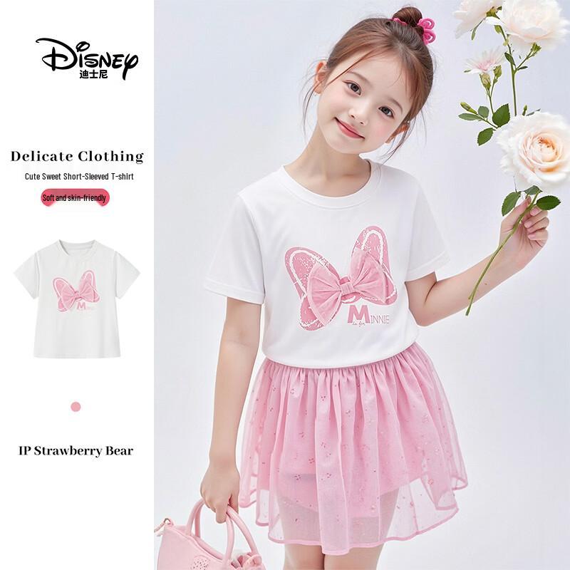 Короткая футболка для девочек Disney 150