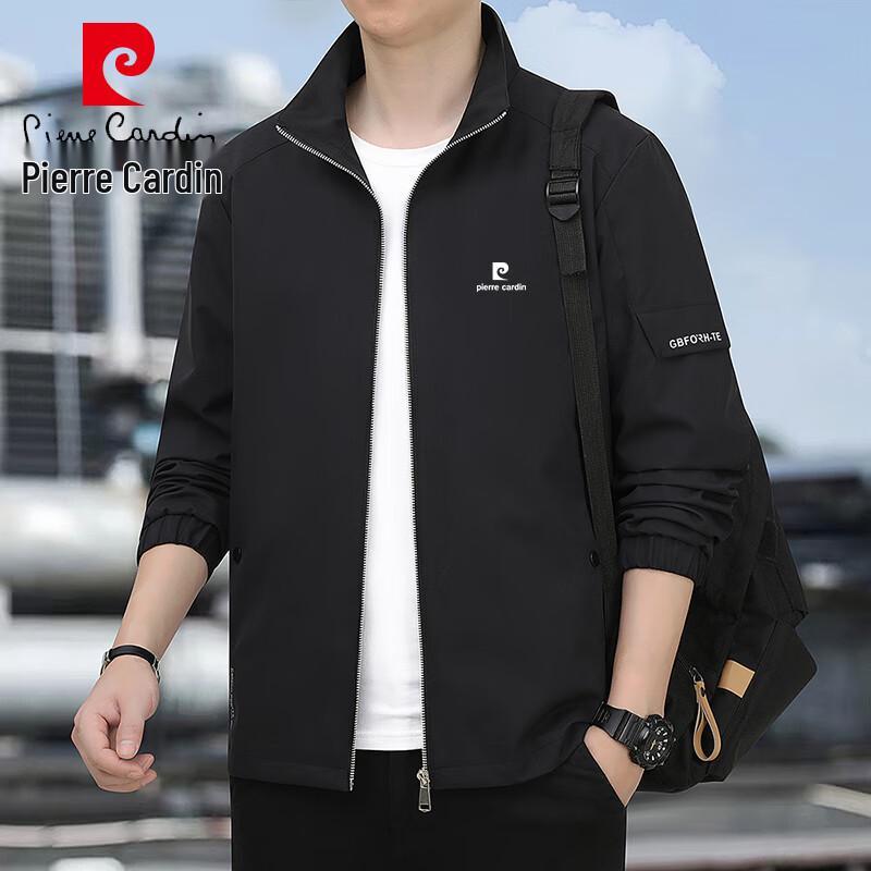 

Pierre Cardin Men s Stand Collar Casual Jacket M