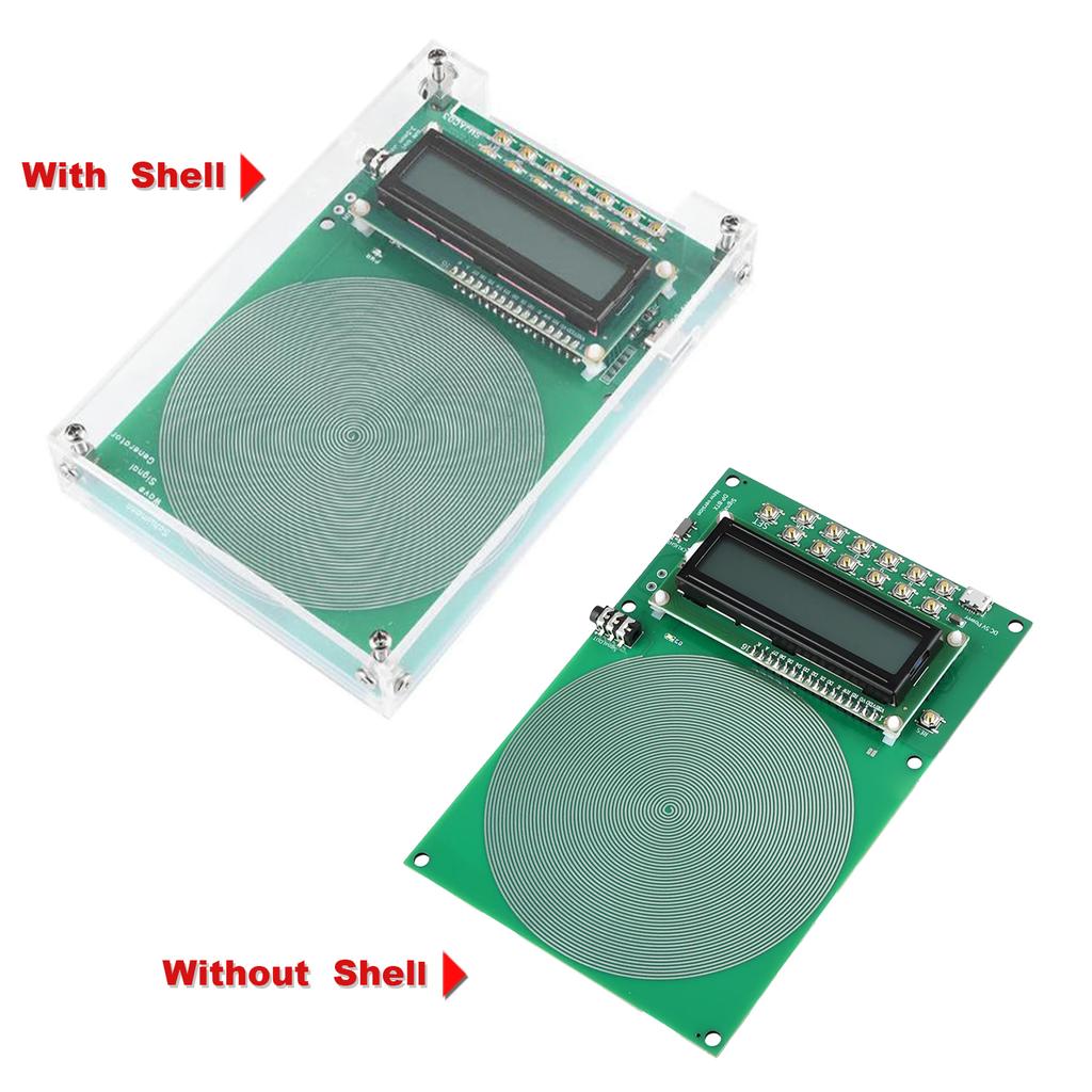 Adjustable 0.01HZ~100KHZ 7.83Hz Schumann Resonance Ultra-low Frequency Pulse wave Generator Audio Resonator with case Pure Sine