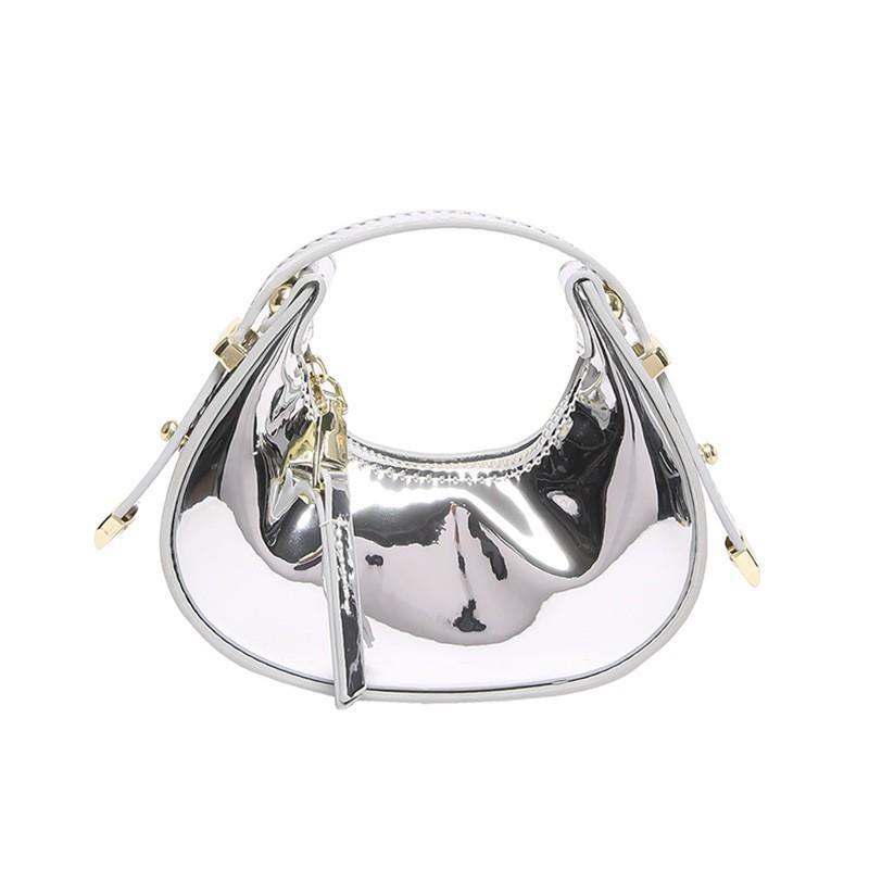 Super Bright Mini Small Bag Fashionable Fashion Online Celebrity Hand-carried Dumpling Crowd Red Envelope 3230₽