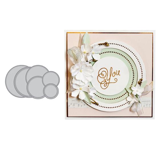 Runde Kreis Metall Stanzformen DIY Scrapbook Papier Karten Handwerk Schablone Form