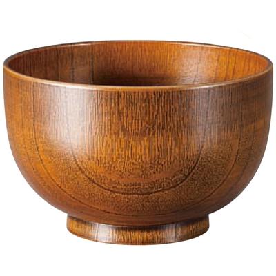 Fukui Craft Choice Bowl Lacquerware Wooden Print 500cc Bowl 12.2xH7.6cm 3-167-8