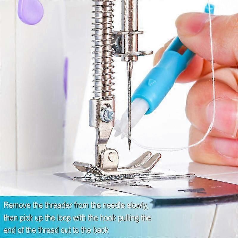 Sewing Machine Needle Threader Machine Needle Threader Automatic Needle Threader 2pcs 25-26s