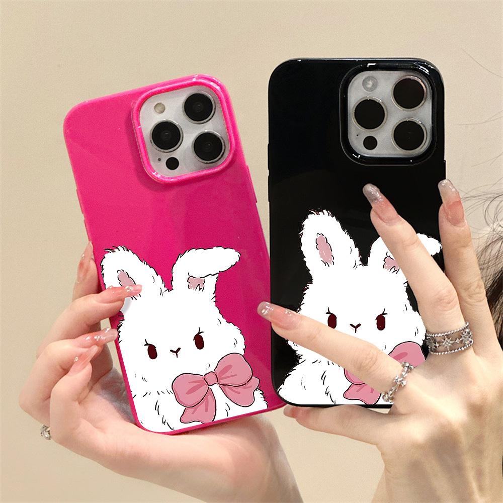 

Чехлы для мобильных телефонов iPhone 11 13 XR 15 Pro Max 12 14 Pro Max Чехол для iPhone 16 7 Plus 8 Plus XS Max Jelly Glossy Cartoon Водонепроницаемый Защита от падений iPhone 7&8 красный