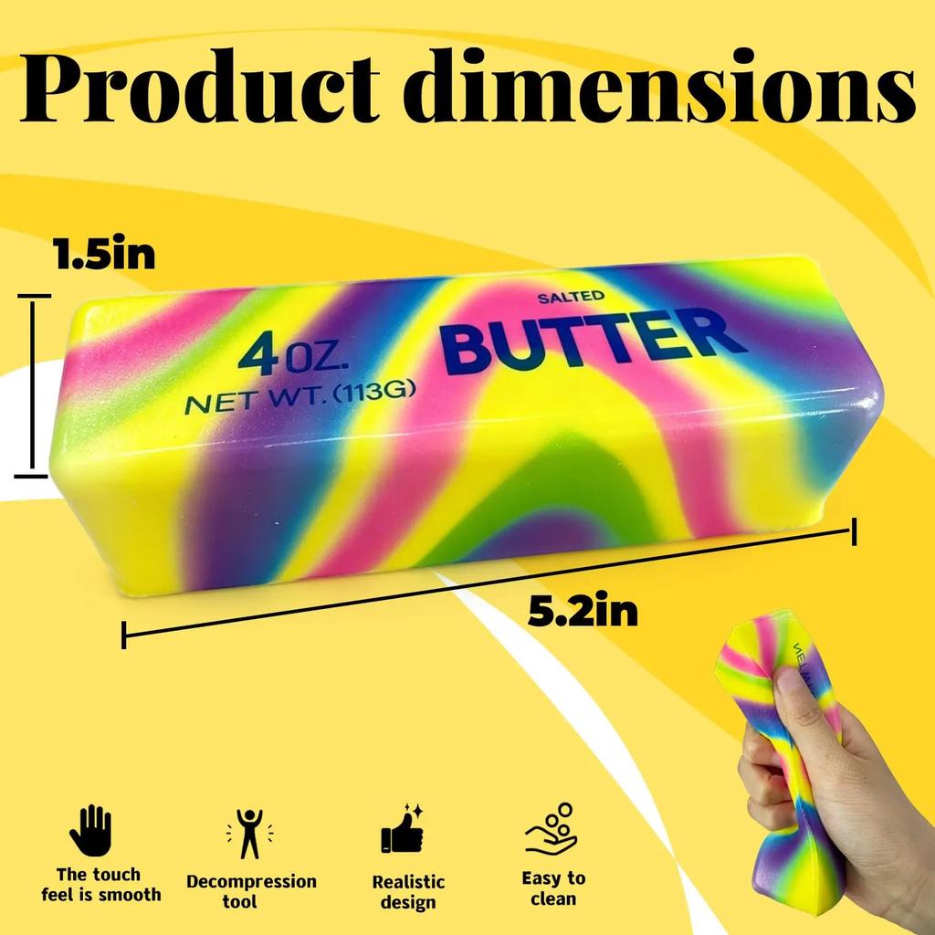 Peanut Shaped Squishy Pinch Toy - Butter Chocolate Flavor Slow Rebound Stress Relief
