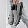 Fashi Men's Sneakers Canvas Breathable Men's Walking Driving Shoes Comfortable Outdoor Men Flats Casual Shoes