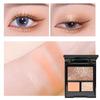 Punk Smokey Matte Glitter Eyeshadow Palette with 9 Cool Toned Colors