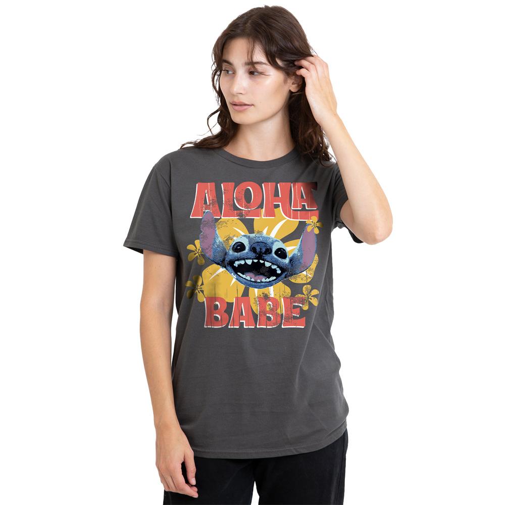 Lilo & Stitch Womens/Ladies Aloha Babe Movie T-Shirt