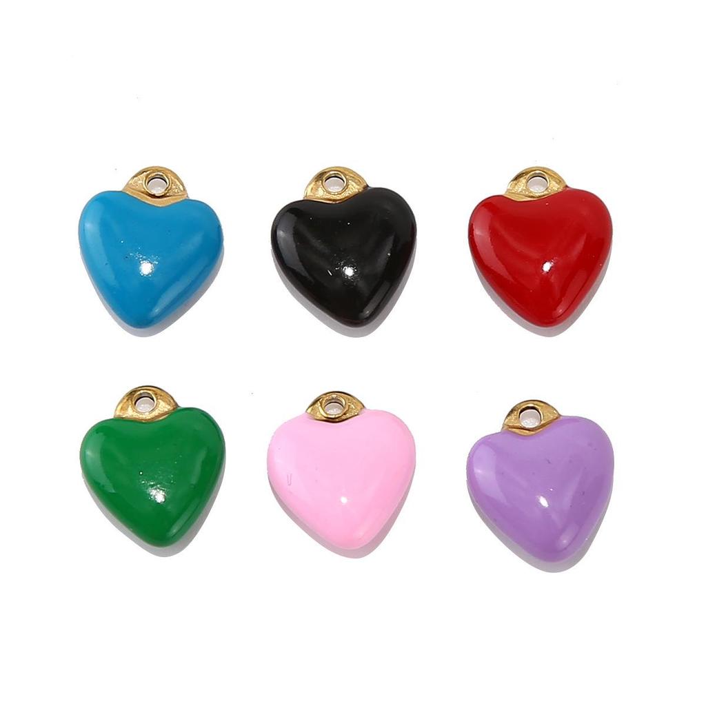 Κολιέ με Καρδιά με Επίχρυσωση 18Κ - Ανοξείδωτο Ατσάλι, Χειροποίητο DIY Αξεσουάρ Κοσμήματος