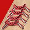 For DIY Woodworking Hand Tools 4pcs Right Angle Clamp, 90 Degrees Corner Clamp, Picture Frame Holder, Glass Holder