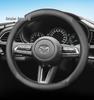 Echtes Leder Lenkradbezug für Mazda 3, Atenza 6, CX4, CX5, CX30