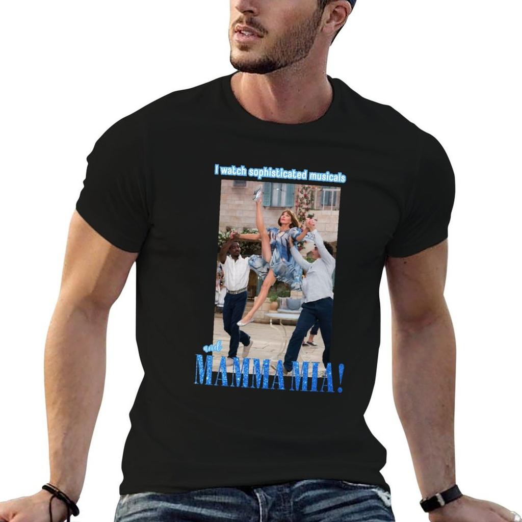 I Watch Sophisticated Musicals And Mamma Mia T-shirt Grafica Creativa Maglietta