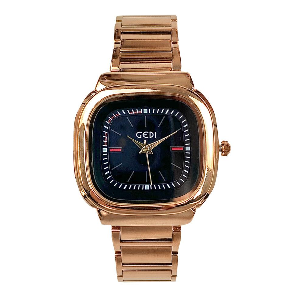 New Fashion Trend Light Luxury Niche Women's Retro Design Gold Watch for Women
