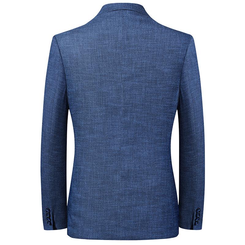 Spring Thin Men's Suit Korean Style Slim Fit Young and Middle-aged Blue Small Suit Casual Single Suit