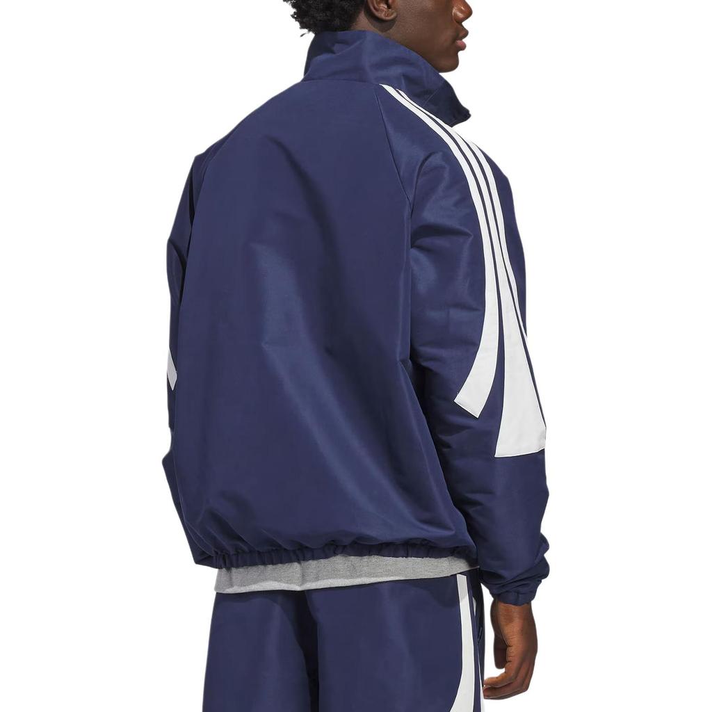 Adidas Basketball Woven Track Top Loose Fit Zip Long Sleeve Jacket Unisex Tops KB7531
