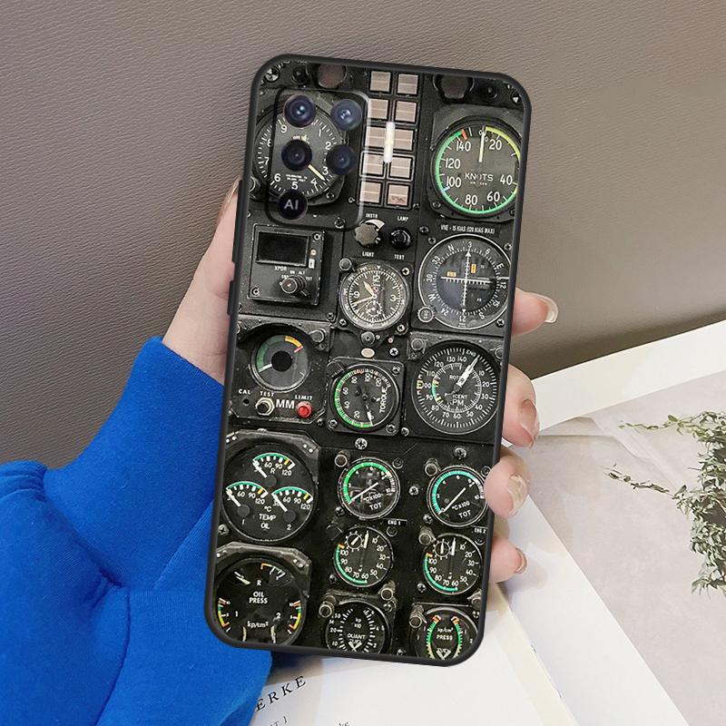 

Авиационный самолет пилотская кабина для OPPO Find X3 X5 Pro A9 A5 A31 2020 A15 A16 A52 A72 A1K A83 A91 A54 A74 A94 A53S чехол Find X3 Pro