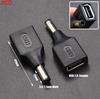 JCD 5pcs 5.5*2.1mm Female Jack Socket to USB 2.0 Type A Male Plug DC Connector 5V Power Plugs Adapter for Laptop