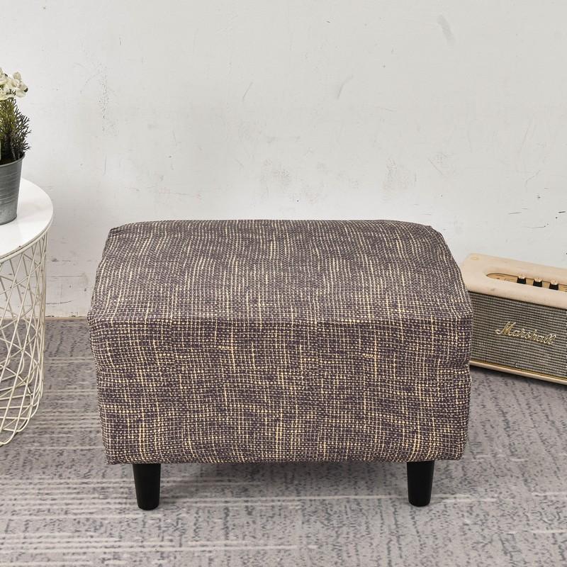 

Stretch Ottoman Cover Rectangular Storage Ottoman Slipcover Footrest Stool Slipcover For Foot Stool With Non Slip Elastic Bottom 1piece