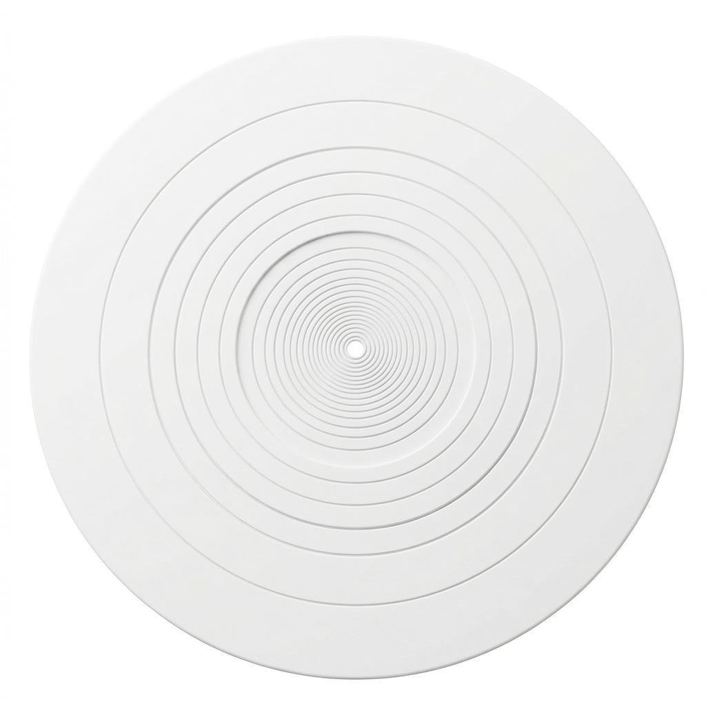 12-Zoll Vinyl-LP-Plattenspieler Rutschfestes Pad Gummi Silikon Plattenspieler Rekorder Stoßfest und Geräuschreduzierung 3 mm Dick