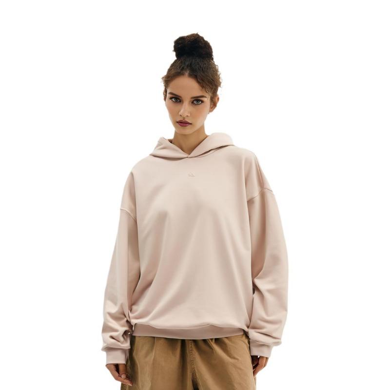 adidas Unisex Ash Pearl Basketball Oversized Fleece Hoodie IM8418