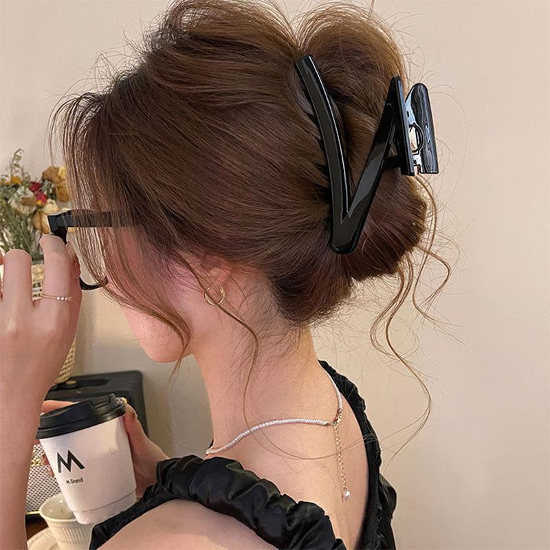 Hohle Haarspangen Mädchen Pferdeschwanzhalter Haarnadeln Haarspange Haarklammer Elegant Lässig Haarschmuck Kopfbedeckung