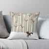 Winter Forest Snow Fox Square Pillowcase Polyester Linen Velvet Printed Zip Decor Room Cushion Cover