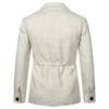 European and American Retro Slim Hunting Safari Linen Jacket for Men