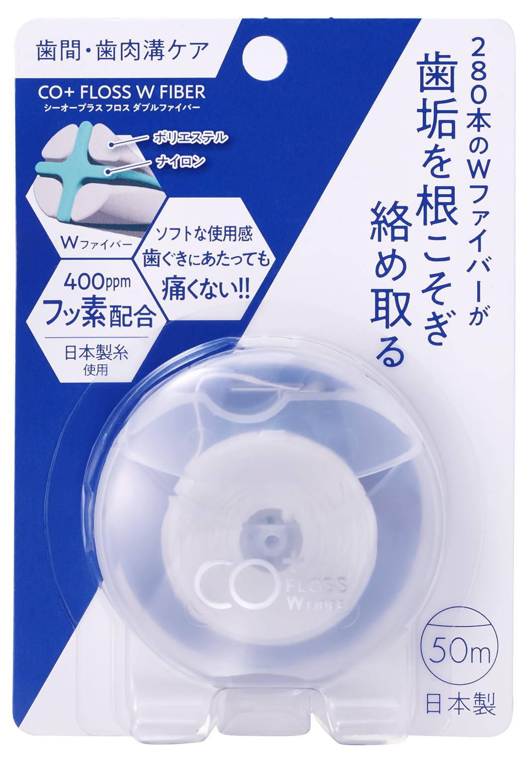 

Floss Double Fiber CO+ (C.O. Plus) белый