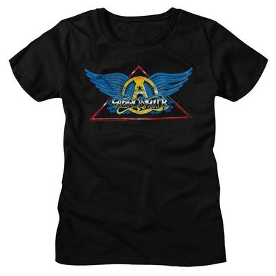 Maglietta da Donna Aerosmith Logo Musica Top T-shirt Uomo Donna Unisex