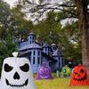 24x30inch Funny Halloween Tree Leaves Bag Ghost Festival Party Trick or Treat Happy Halloween Day 2025 Outdoor Tree Hanging Dec