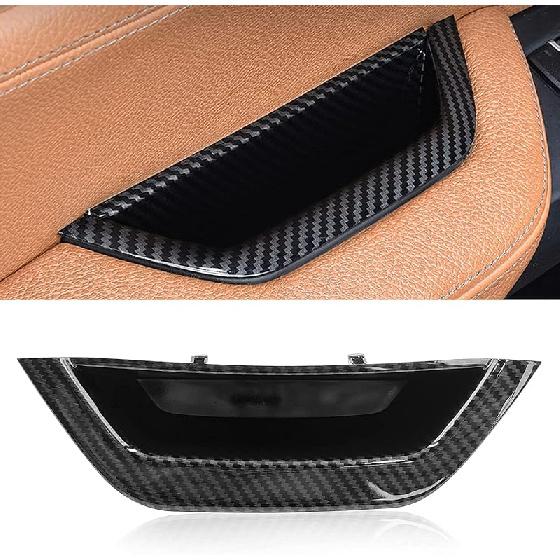 Jaronx For BMW X3 X4 Door Armrest Cover, Driver Side Door Armrest Handle Storage Compartment Cover Container Storage Box(Fits:BMW X3 F25 2010-2016,X4
