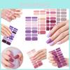 16 High-quality Nail Stickers With 16 Different Shades Easy To Apply And Customize