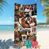 Customizable personalized beach towels Rudy Pankow themed designs.Suitable for the beach, yoga, sports;ideal as beach accessories