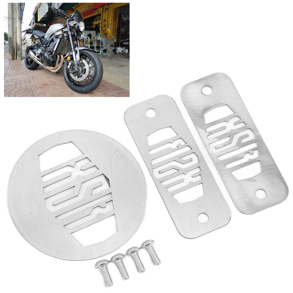 KIMISS Motorrad Kupplungsscheibe Oben,Motorrad Kupplungsdeckel Oben Edelstahl XSR900 2016-2021 (Silber)