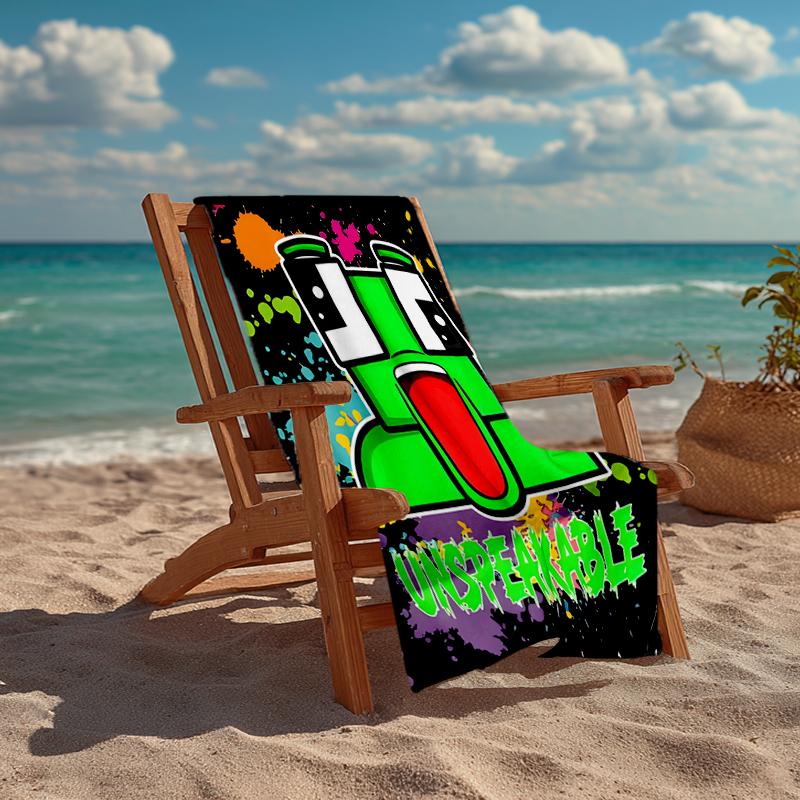Unspeakable Fashion Beach Towel: Ideal for Summer Adventures Soft, absorbent and quick drying suitable for swimming and bathing