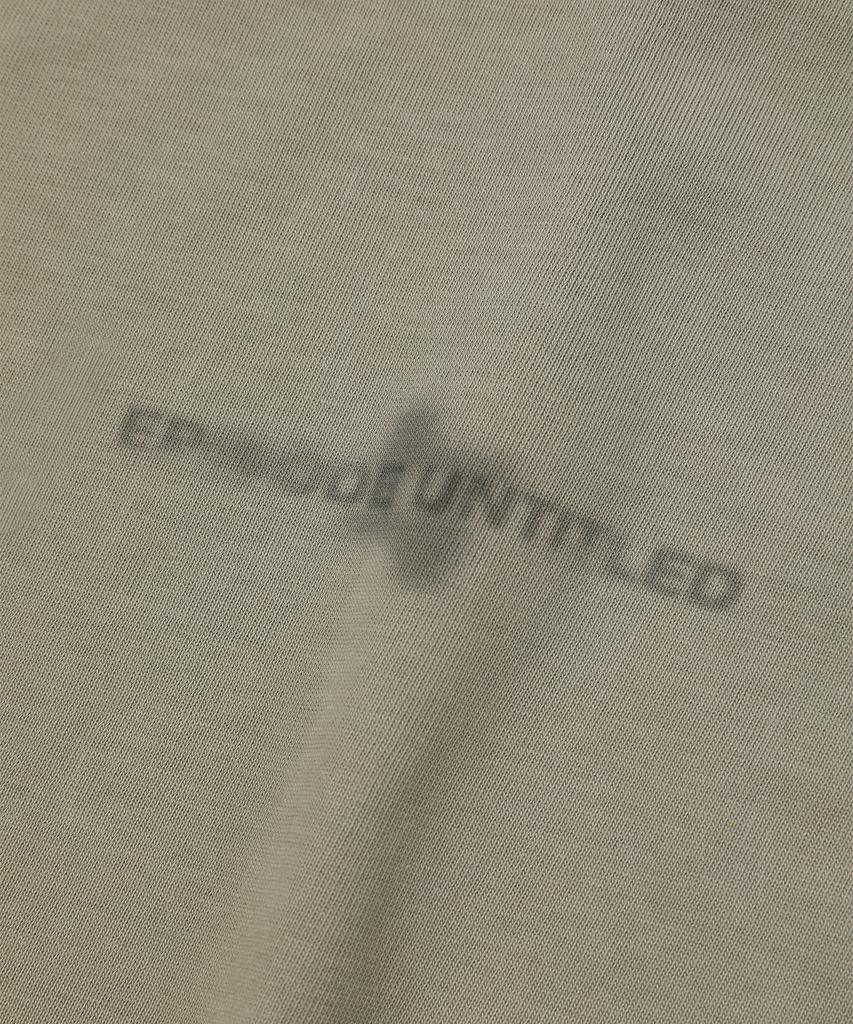 EPISODE UNTITLED Crop Match Colors Logo Print T-Shirt_Mint Khaki