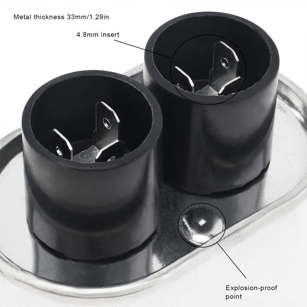 CH85 21114 2100V 50 / 60Hz High Voltage Capacitor 1.14uF for Microwave Oven / Pipeline Drying Equipment / Bake Oven