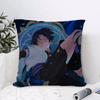 Genshin Impact Scaramouche Cushion Cover Eco Linen Pillow Case DoubleSided Print Breathable Durable Zipper Home Decor Gift