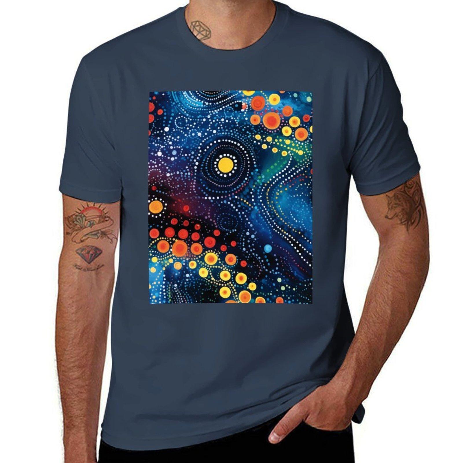AboriginaldottedArt06 TShirt Plus Size Lightweight Tee Shirt S
