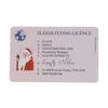 Decoration Sleigh Flying Riding License Christmas Card Christmas Gift Santa Claus Driving License