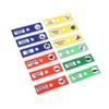 12pcs Plastic Prepared Microscope Slides Animals Insects Flowers Plants  Mix Color