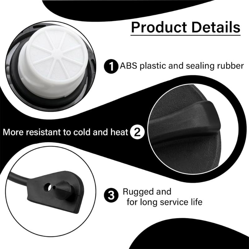 Replacement Tank Cap Suitable for LR178173 LR049865 LR062454 LR092778 LR092779 Models ABS Material Simple Snap On Design