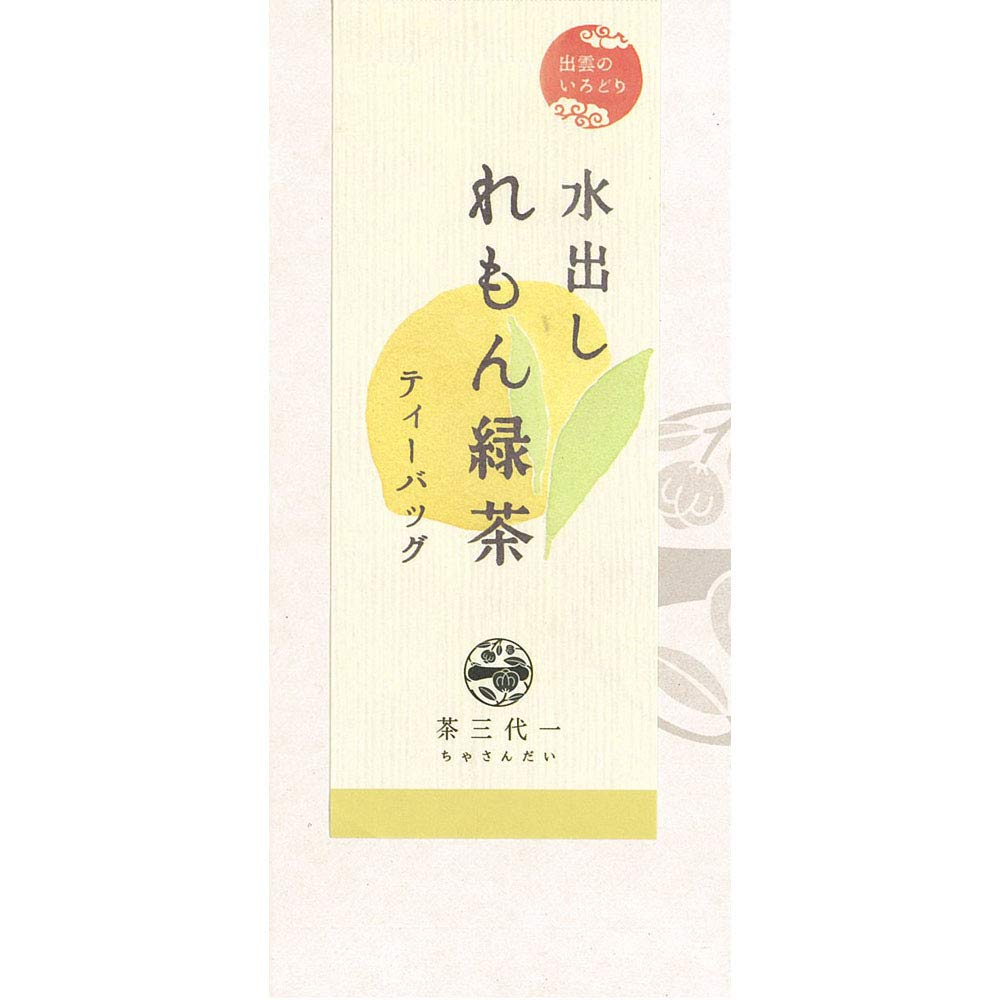 Chasandaiichi Irodori Serie Cold Brew Zitrone Grüntee, 5g x 5 Teebeutel x 2