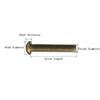 5/10/20/50pcs Cross Pan Head Coppers Solids Brass Machine Screws M2 M2.5 M3 M4 M5 M6 Machine Pan Head Brass Screws