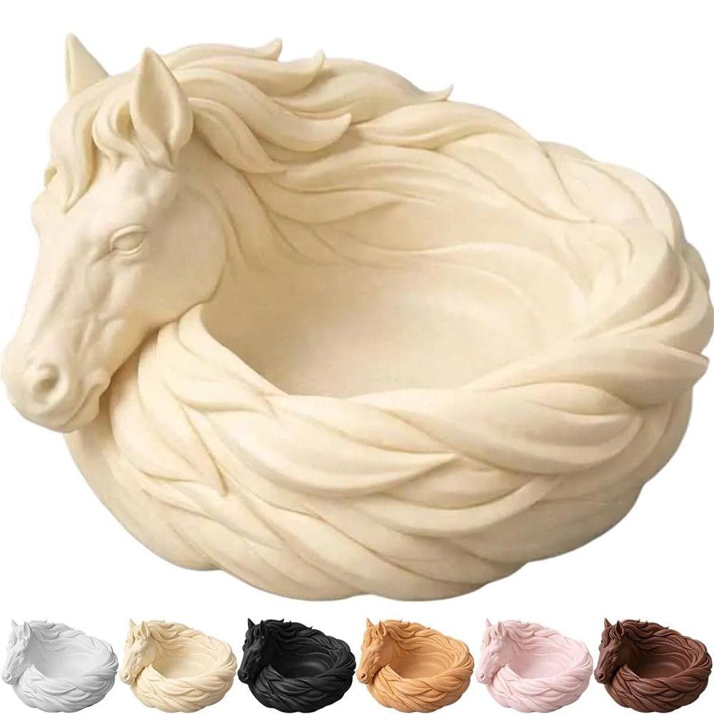 Functional Organizer Horse Catchall Bowl Portable Horse Jewelry Dish Desk Organizer