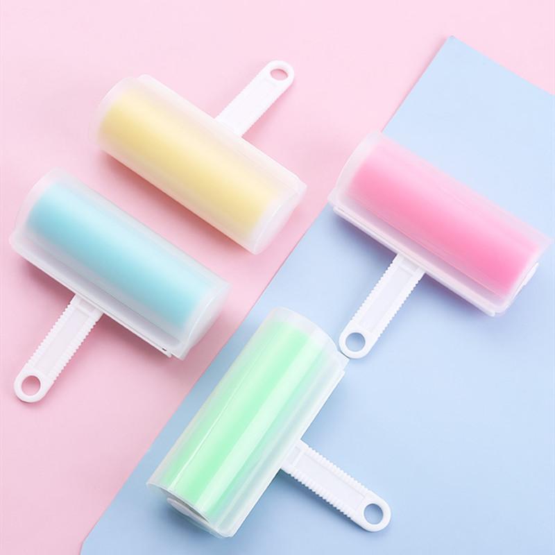 Dispozitiv de îndepărtare a scamelor reutilizabil pentru haine Dispozitiv de îndepărtare a peletei Păr de pisică Dispozitiv de îndepărtare a părului de animale de companie Haine lavabile Roller lipicios Canapea Colector de praf