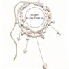Elegant Double Layer Seashell Waist Chain Conch Pendant Belly Chain Ocean Themed Body Chain  Women